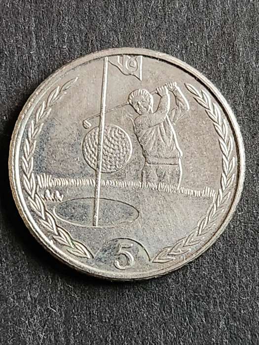 Isle of Man 5 Pence 1997 - as per photograph