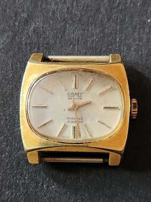 Vintage Ladies Camy Geneve 17 Jewels Inca Block Mechanical Wrist Watch no. 1043