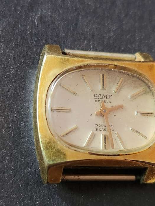 Vintage Ladies Camy Geneve 17 Jewels Inca Block Mechanical Wrist Watch no. 1043