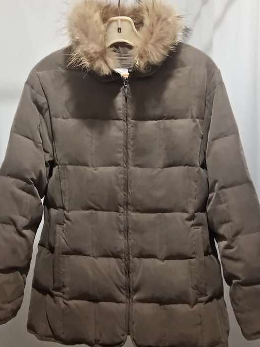 Khaki Puffer from Andrea Mare size 14