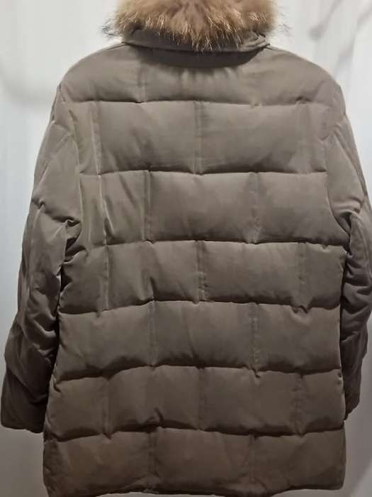 Khaki Puffer from Andrea Mare size 14