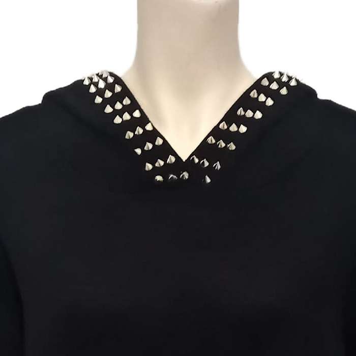Zara Women's Pullover Hoodie with Studs Size XL