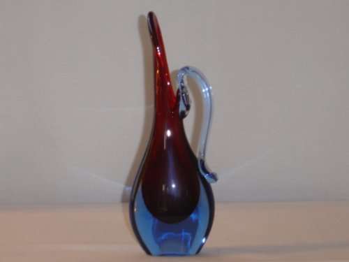 SOMMERSO GLASS DECORATIVE JUG