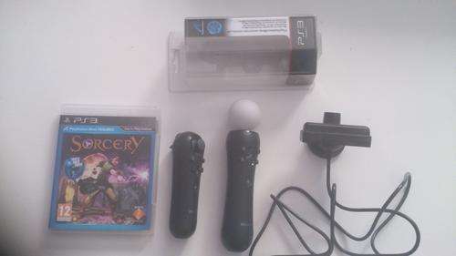 PS3 move controllers + SORCERY game + Camera
