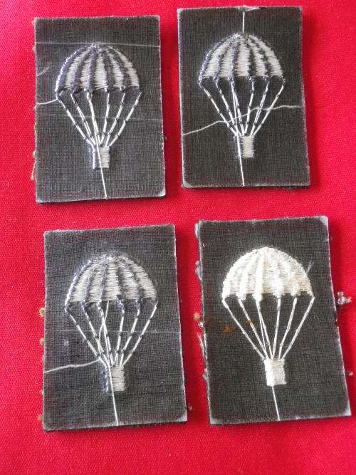 GREAT BRITAIN ? ARMY PARACHUTE QUALIFICATION BADGES - UNABLE TO IDENTIFY OR AUTHENTICATE