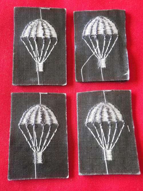 GREAT BRITAIN ? 4  X ARMY PARACHUTE QUALIFICATION BADGES - UNABLE TO IDENTIFY OR AUTHENTICATE