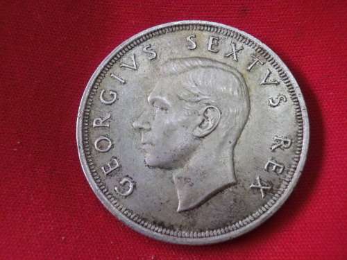 SA - 5 SHILLING COIN 1952 COMMEMORATES TERCENTENARY -   CONDITION AS SEEN  (5202)