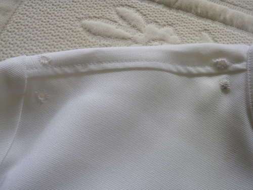 SA NAVY - WHITE TROUSERS + TUNIC (NO BUTTONS / INSIGNIA) -  MADE FG UNIFORMS -SIZE 117 RL     (4140)