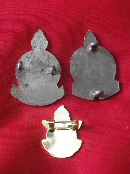 SA - 2 x VOORTREKKER ASS. BERET BADGES + 1 OTHER         (527)