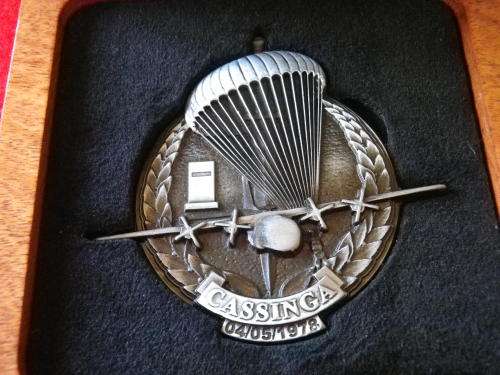 1 PARA BATTALION - MEDALLION COMMEMORATING BATTLE OF CASSINGA  - NO 94 -  IN ORIGINAL BOX (6503)