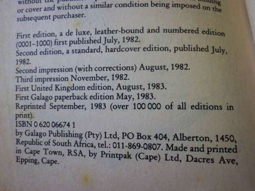 RHODESIA - `SELOUS SCOUTS TOP SECRET WAR` - REID-DALY (SIGNED)  + STIFF - SC  SOME FOXING   (8142)