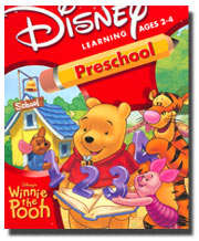 Winnie the Pooh PC CD (Pre-school) 1234 / Suitable for ages 2 to 4