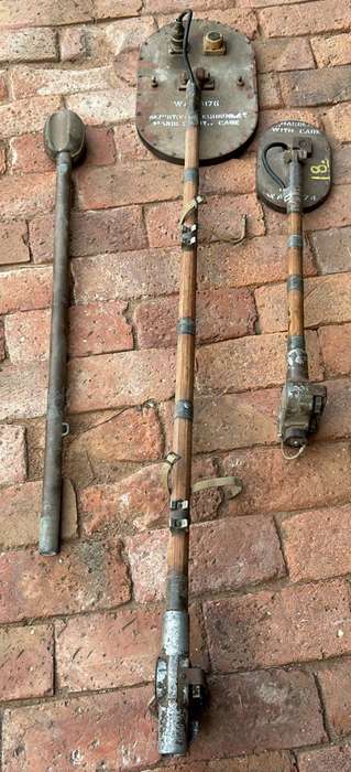 World War Two: Polish MK3 Mine Detector used by the British Army ( Collection in Heidelburg )