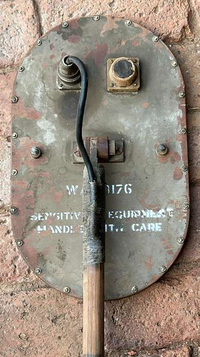 World War Two: Polish MK3 Mine Detector used by the British Army ( Collection in Heidelburg )