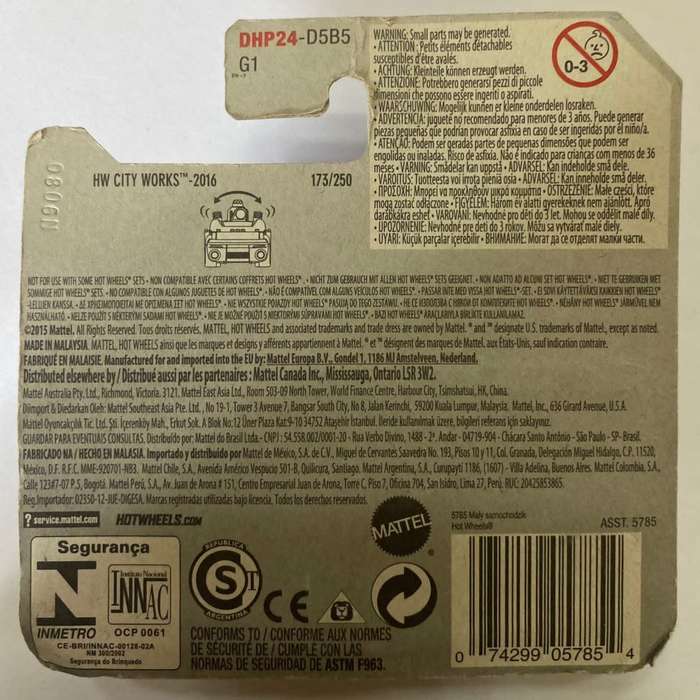 Hotwheels Diecast on Card:2016 HW City Works