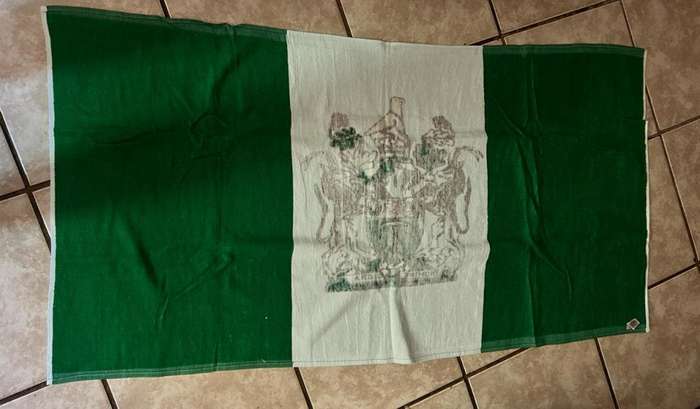 Original Period - Large Rhodesian  Flag Towel - As New