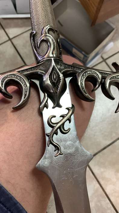Massive `Gothic` Type Collectors Sword - 1 Meter in Length