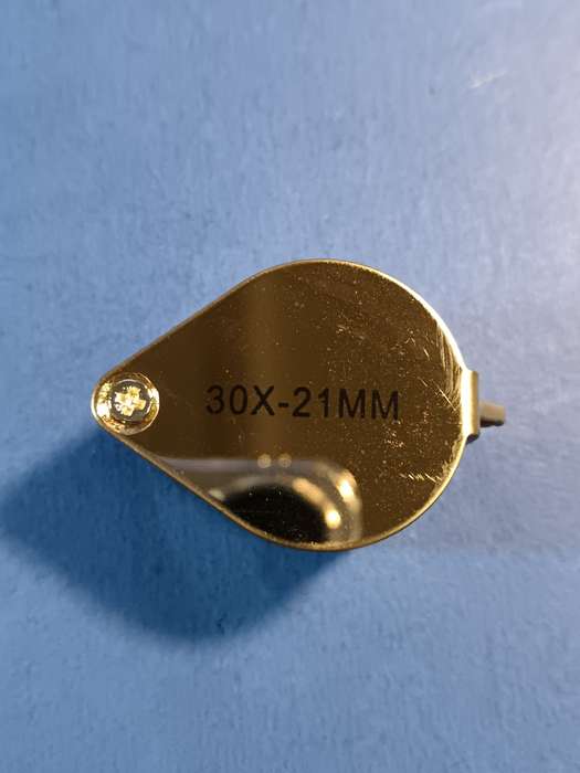 Jewellers Loupe - gold  30 x