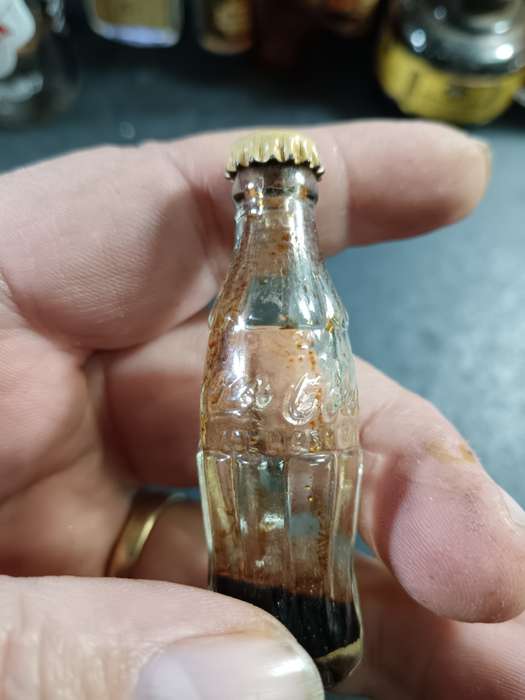 6 x miniature Coke Bottles