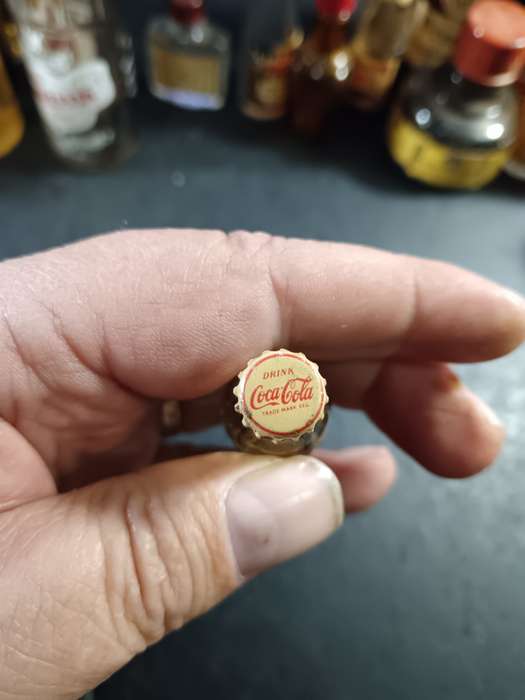 6 x miniature Coke Bottles