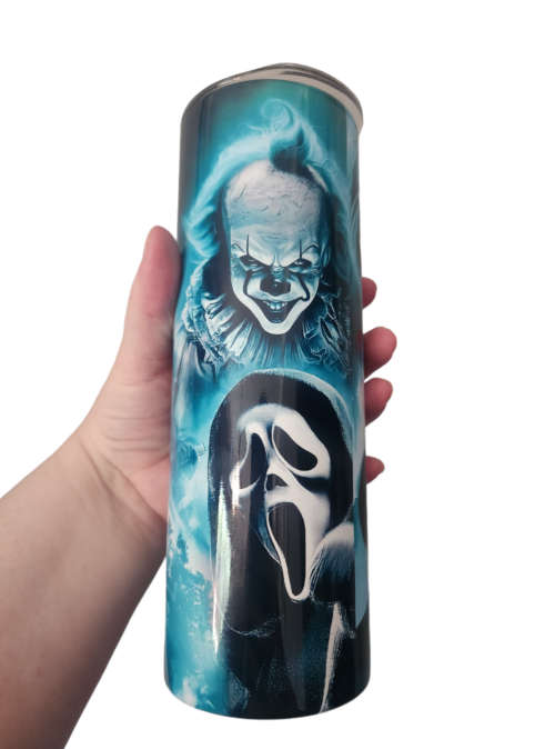 Horror Movies Stainless Steel Tumbler With Straw