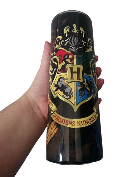 Hogwarts Harry Potter Stainless Steel Tumbler With Straw