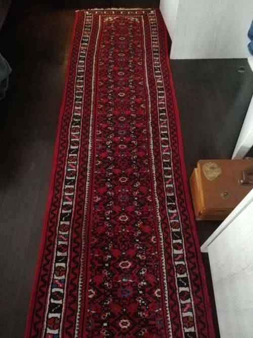 Iranian Handmade Persian Carpet Runner - 2.9m x 0.7m