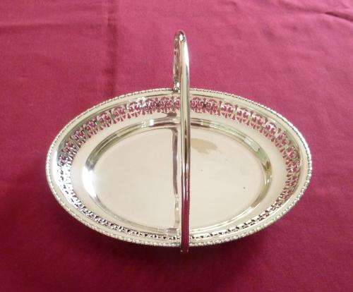 Silver plated snack basket