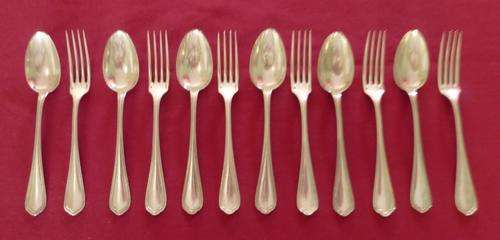 Christoffle silver plated fruit set