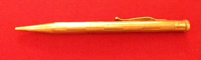 silver plated propelling pencil