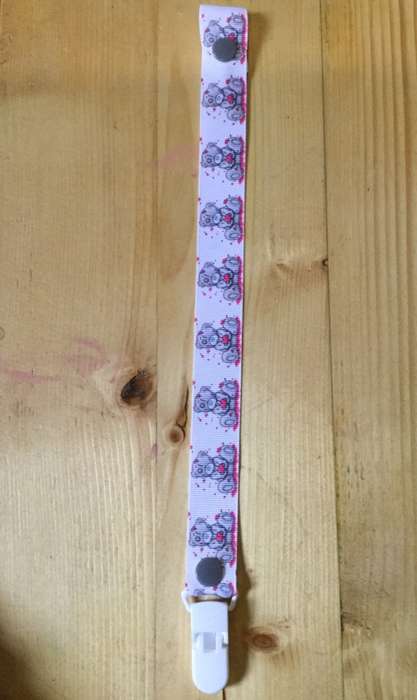 Pacifier / Dummy Clip - Tatty Teddy