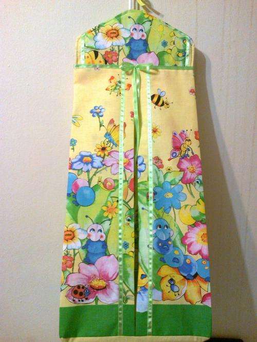 Beautiful Bug & Caterpillars Bordered Nappy Stack Bag for Baby