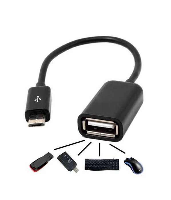 USB OTG Cable for Samsung S4/S3, Note 2/3, Samsung Tab 3 & Note 10.12" 2014