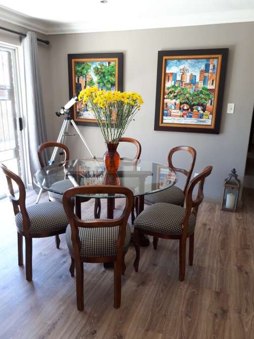 Solid wood Dining table and chairs
