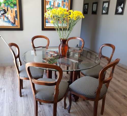 Solid wood Dining table and chairs