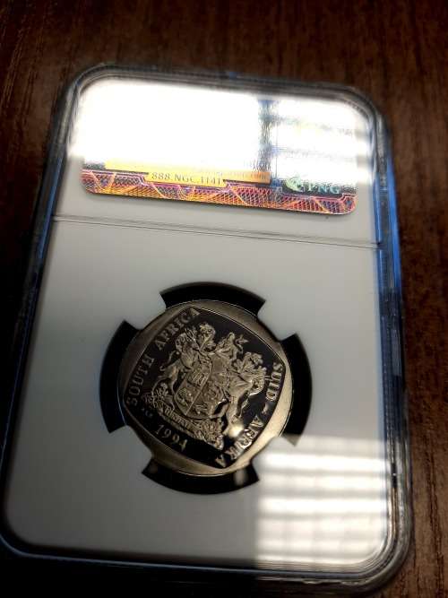 Mandela Presidential Inauguration PF69 CAMEO, very scarce grade, complete your collection today.