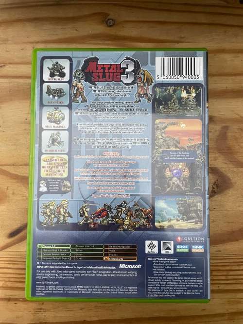 Metal Slug 3(Xbox Original)