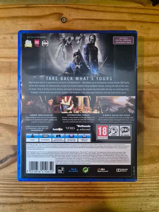 Dishonored 2(PS4)