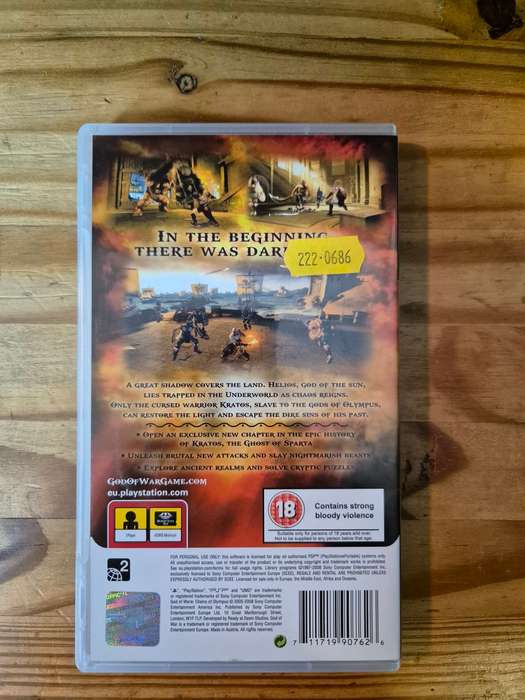 God Of War: Chains Of Olympus(PSP)