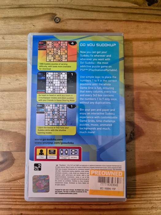 Go Sudoku(PSP)