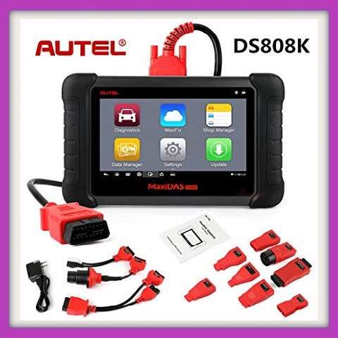 Autel MaxiDAS DS808K Tablet Diagnostic Tool Full Set Support Injector & Key Coding