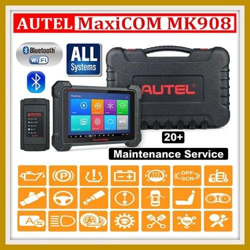 Autel MaxiCom MK908 All System Diagnostic Tool Support Ecu & Key Coding