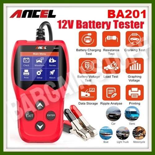 Ancel BA201 12V Battery Tester  / Analyzer