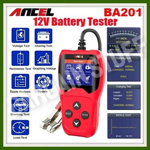 Ancel BA201 12V Battery Tester  / Analyzer