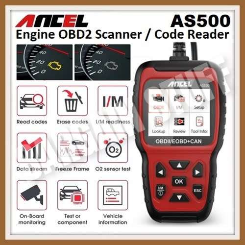Ancel AS500 Car OBD2 Engine Scanner Code Reader