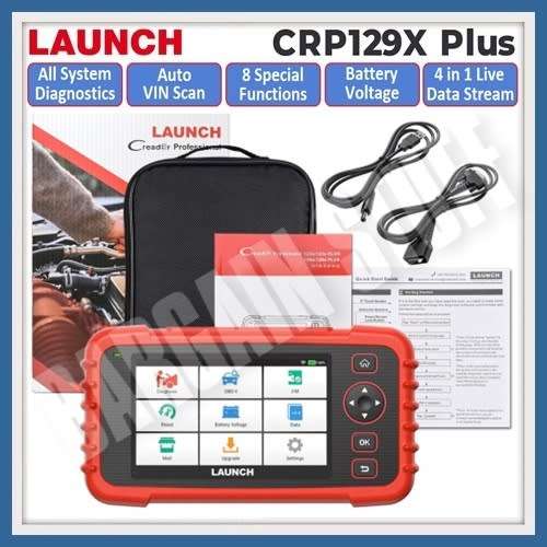 Launch CRP129X Plus All System OBD2 Scanner with 8 Reset Functions