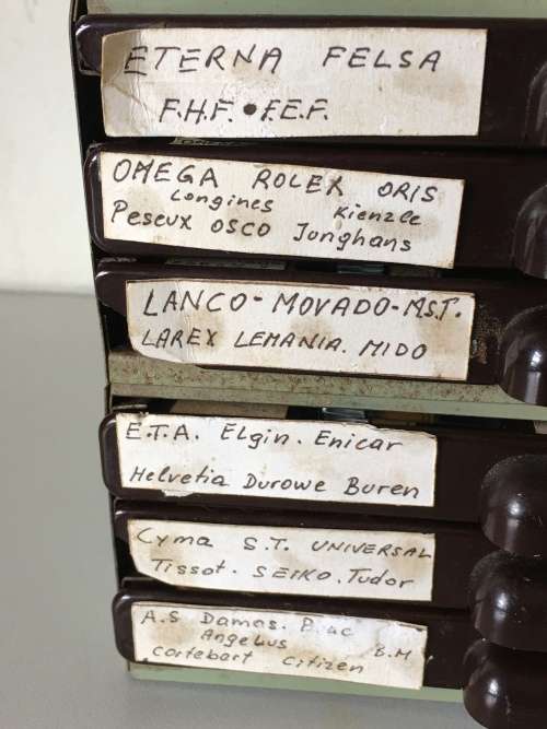 FAVORITE - watch spares/parts cabinet