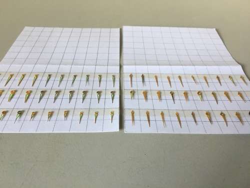 Assorted hour & minute hands for watch - 60 pieces - #18