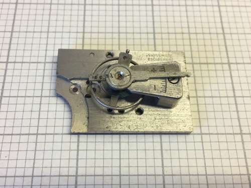 Clock platform escapement #6