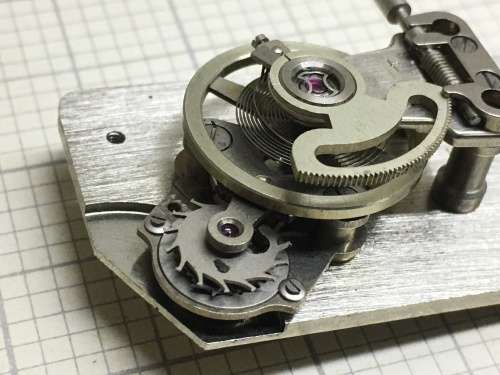 Clock platform escapement #7